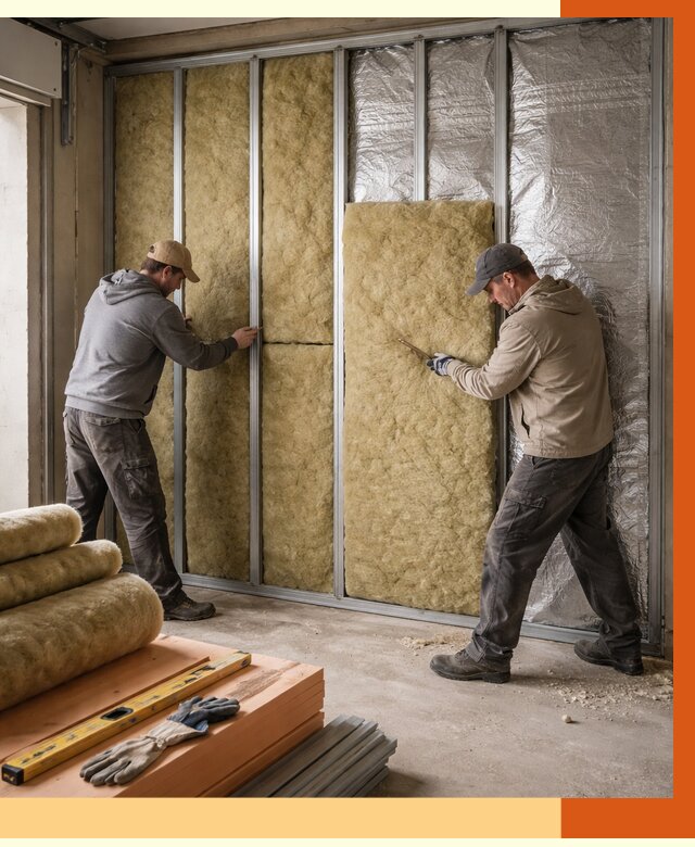 Утепление гаража изнутри в Нижневартовске от 7770 руб/м2 — работы и цена | ТепломастерНжт