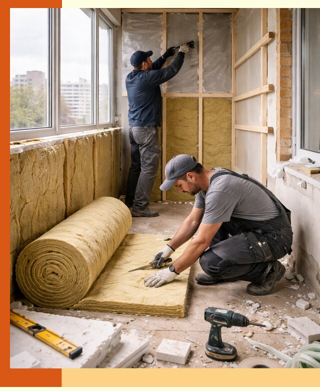 Утепление балкона под ключ в Нижневартовске качественно и быстро