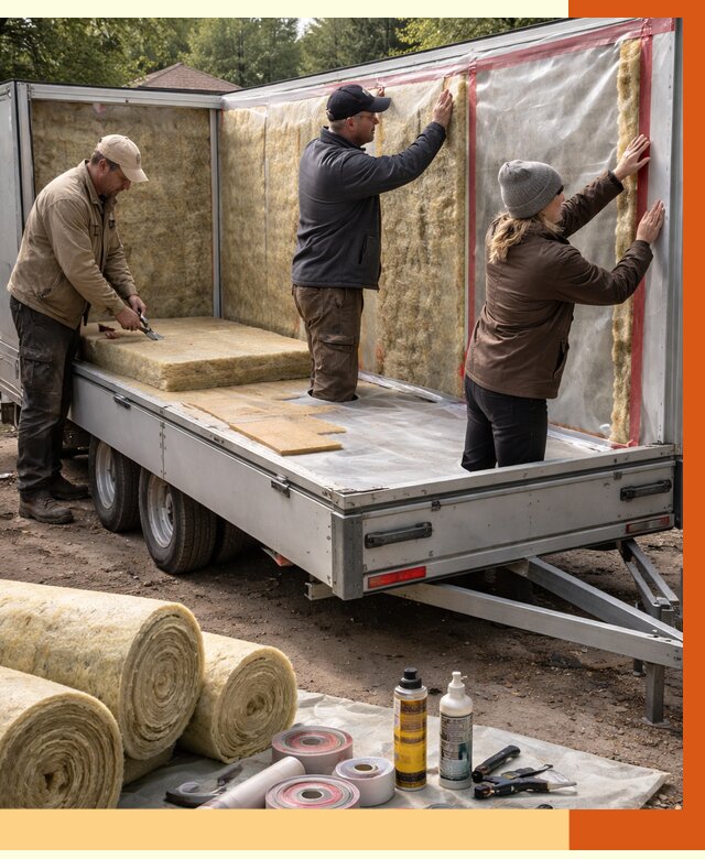 Утепление прицепа в Нижневартовске под ключ от 12950 руб. — комплекс от ТепломастерНжт