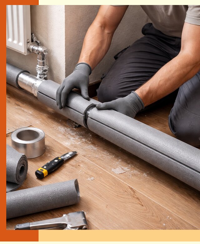 Утепление труб отопления в Нижневартовске: теплоизоляция и защита сети